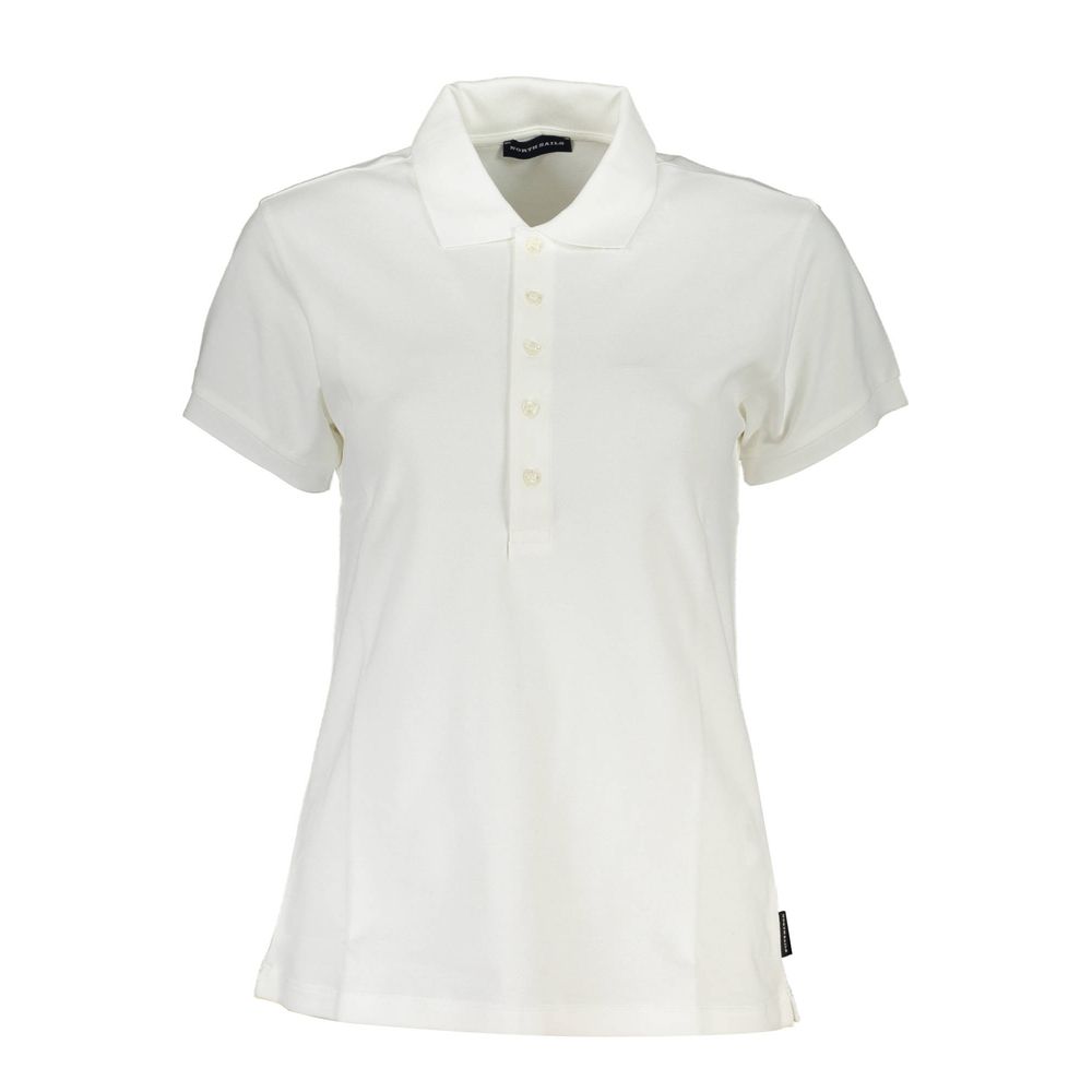 White Cotton Polo Shirt
