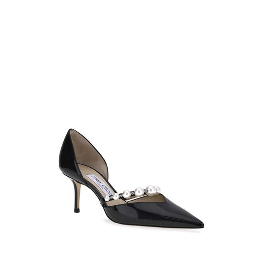 Black Calf Leather Bos Taurus High Heel Pumps