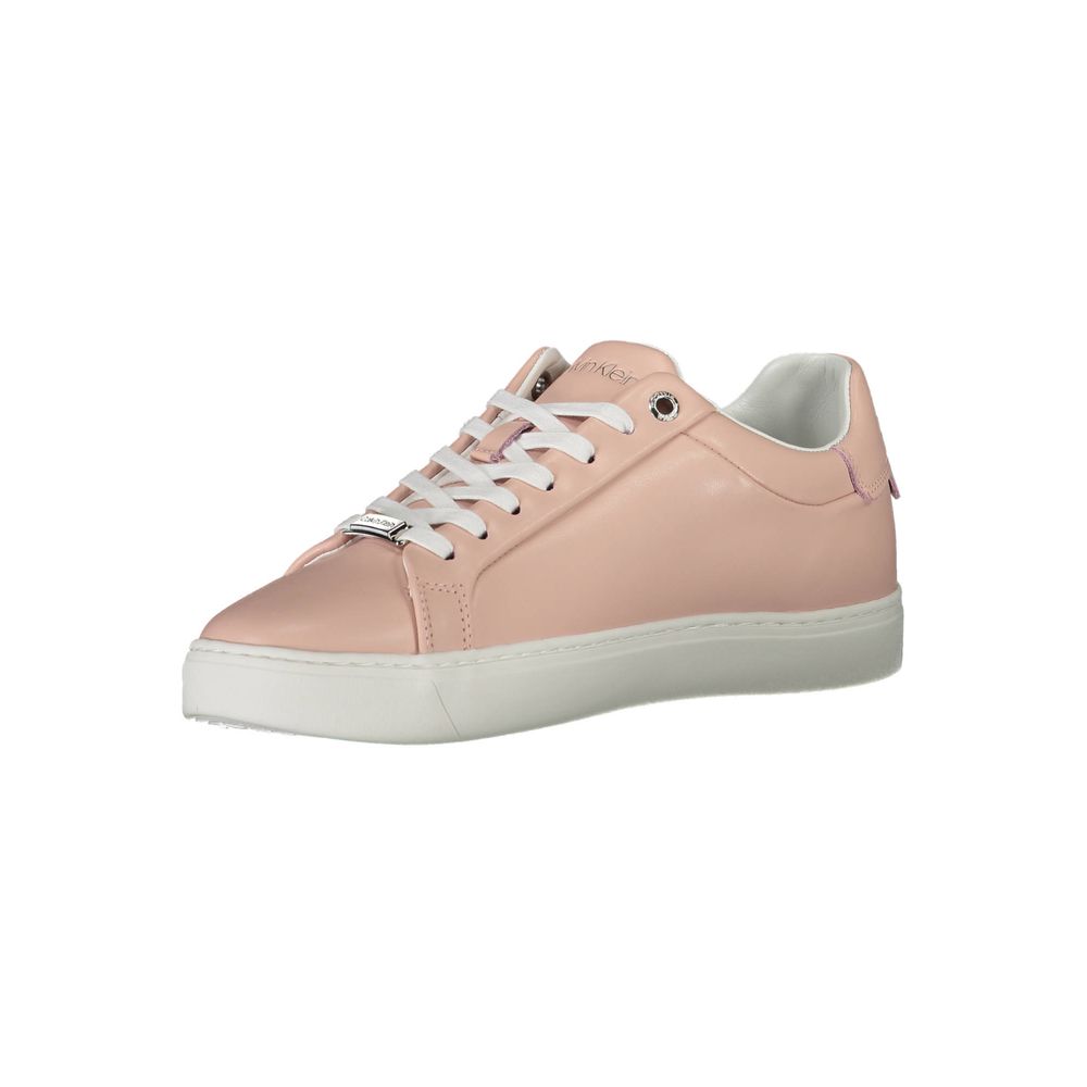 Pink Polyester Women Sneaker