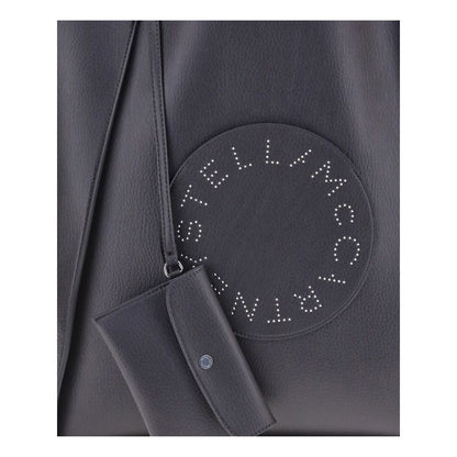Black Polyamide Shoulder Bag