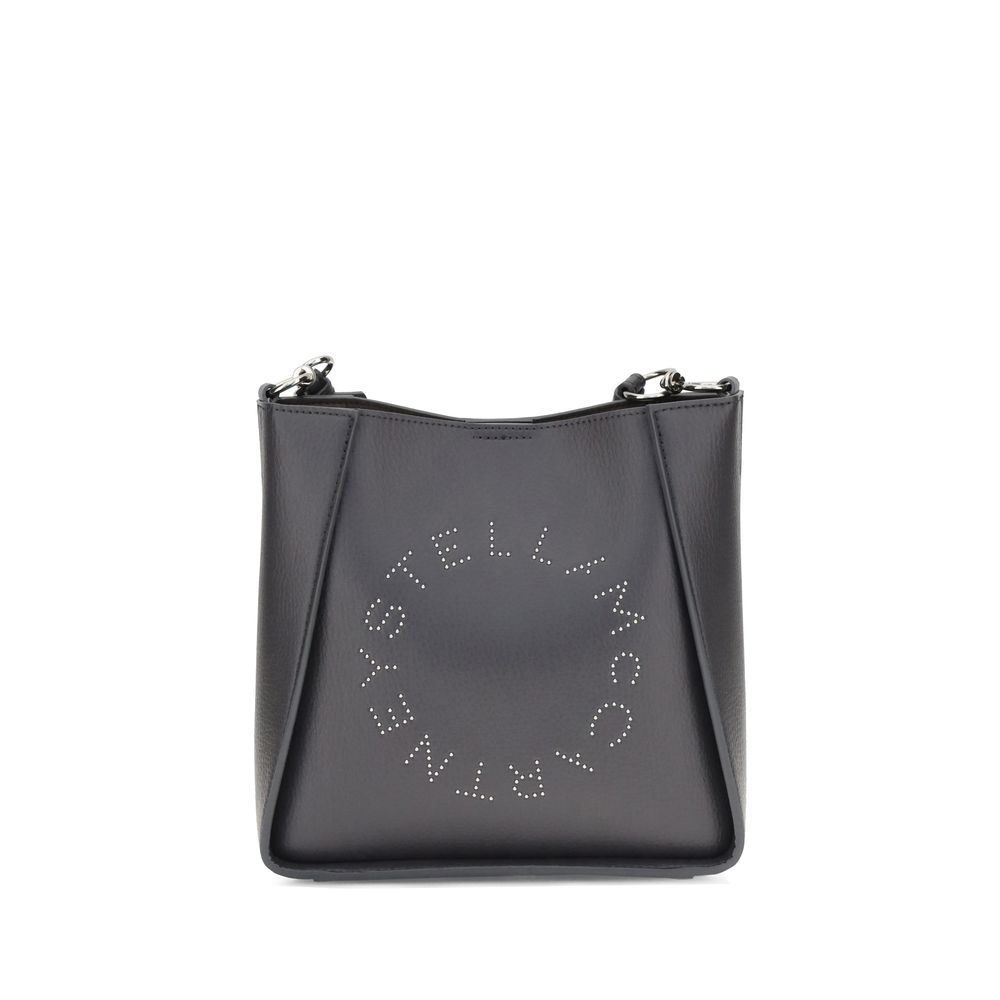 Gray Polyamide Shoulder Bag