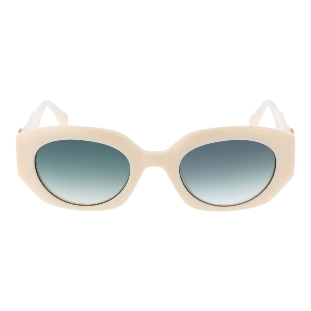 White Acetate Sunglasses
