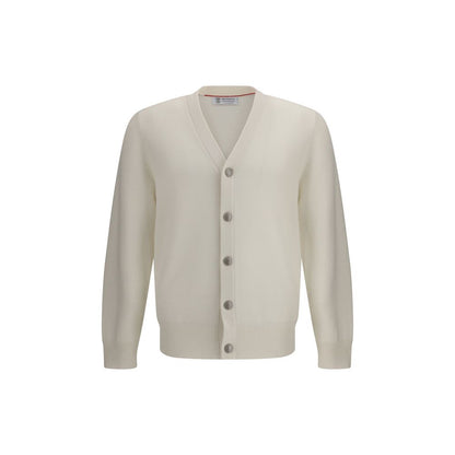 White Cashmere Cardigan