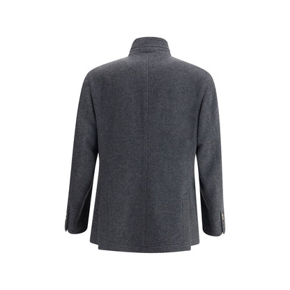 Gray Cashmere Coat