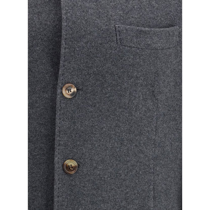 Gray Cashmere Coat