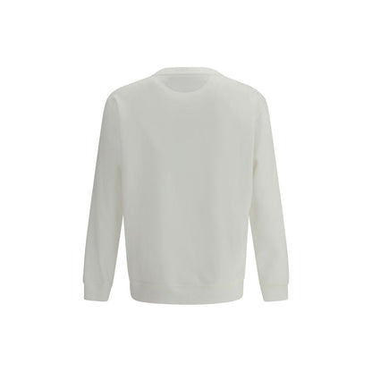 White Cotton Sweatshirt
