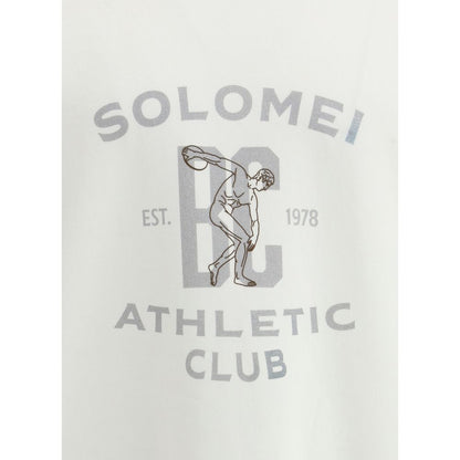 White Cotton Sweatshirt