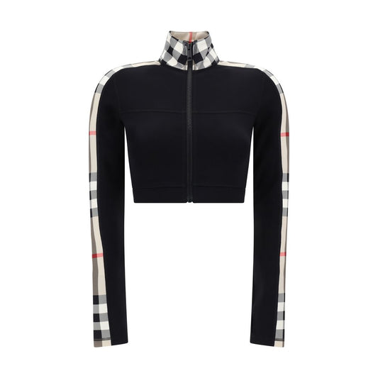 Black Elastane Sweatshirt