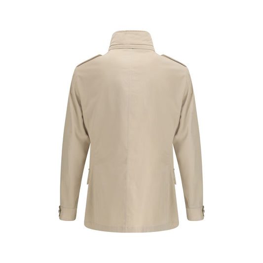Beige Cotton Coat