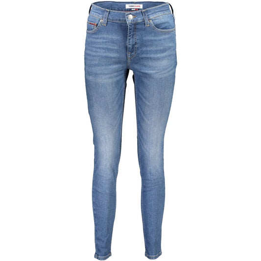 Blue Cotton Jeans Denim