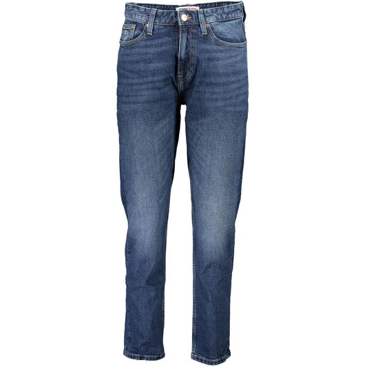 Blue Cotton Women Jeans
