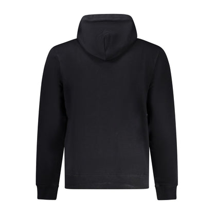 Black Cotton Men Sweater