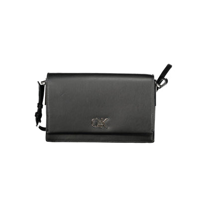 Black Polyester Handbag