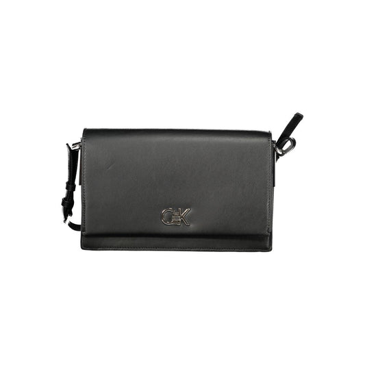 Black Polyester Handbag