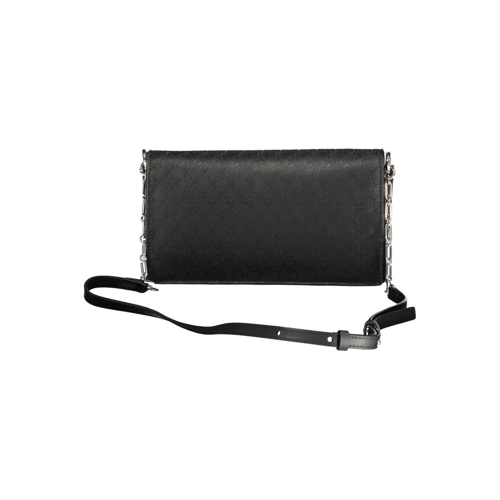 Black Polyester Handbag