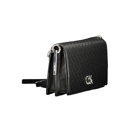 Black Polyester Handbag