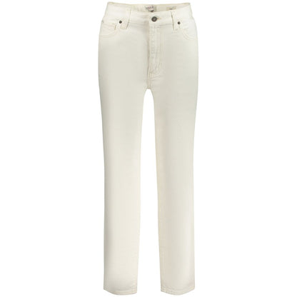 White Cotton Women Jeans