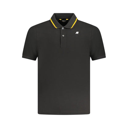 Black Cotton Polo Shirt