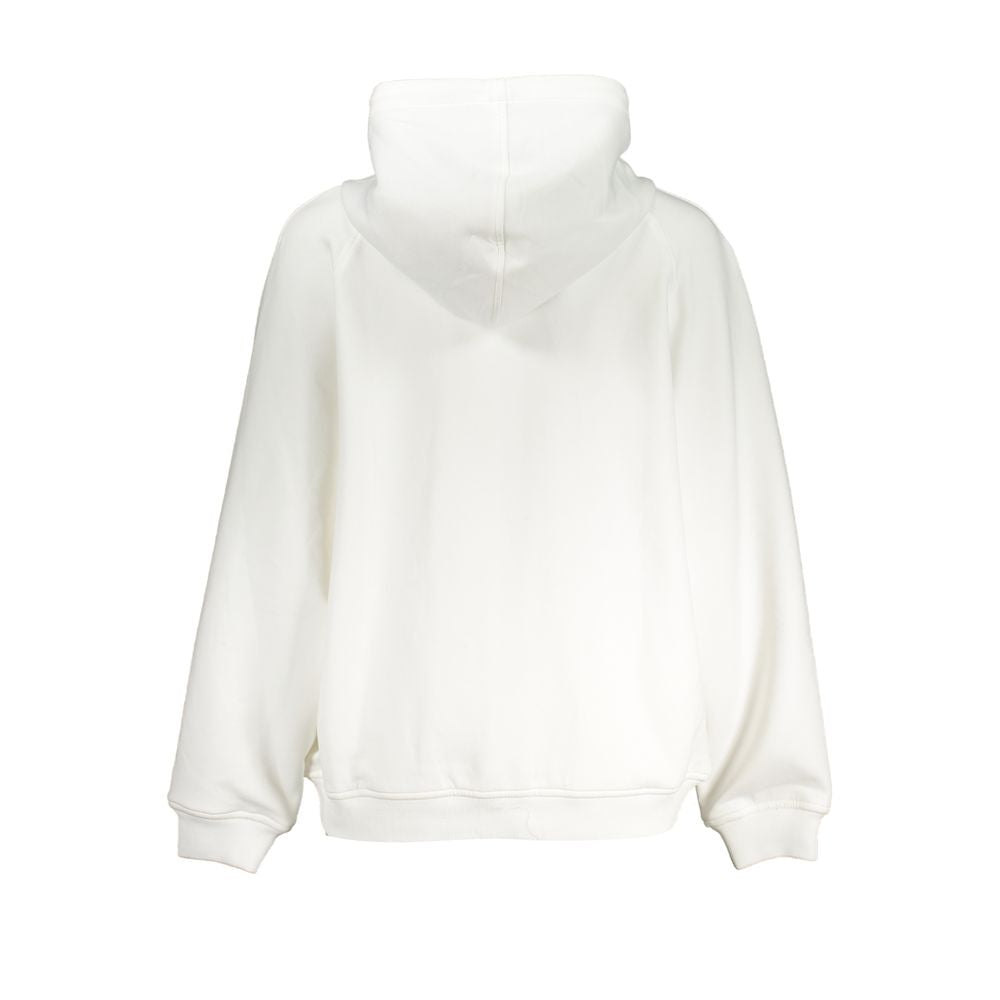 White Polyester Sweatshirt