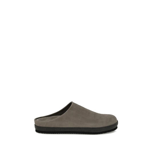 Gray Rubber Mules