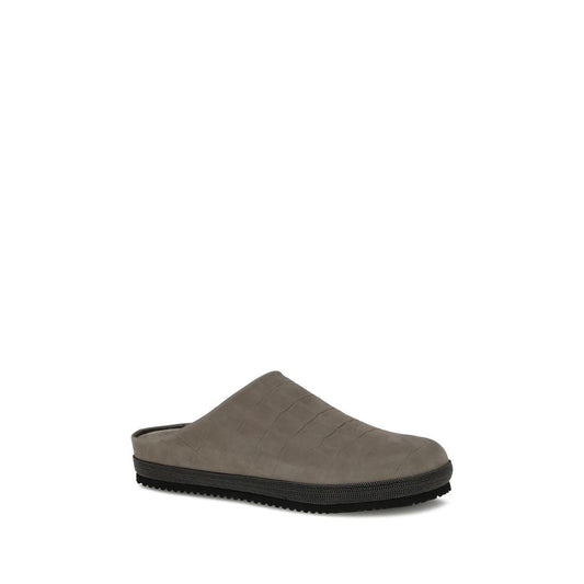 Gray Rubber Mules