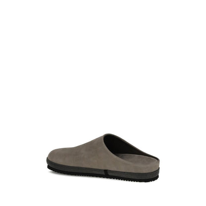 Gray Rubber Mules