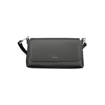 Black Polyester Handbag