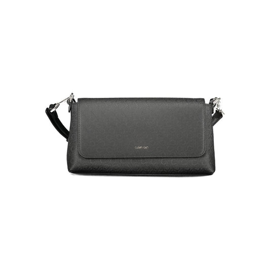 Black Polyester Handbag