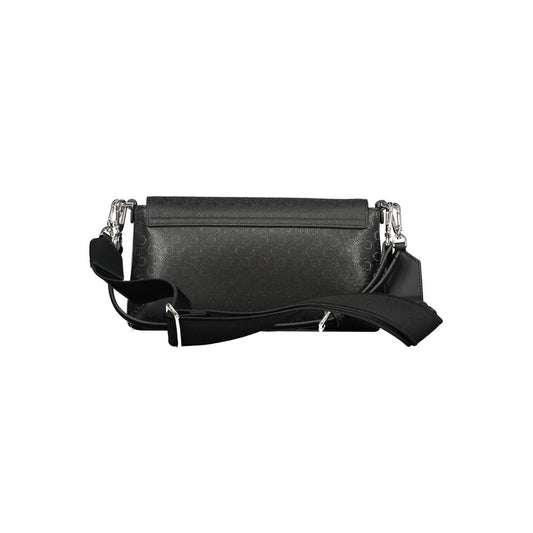 Black Polyester Handbag