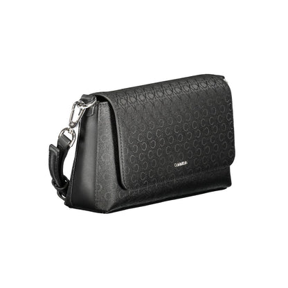 Black Polyester Handbag