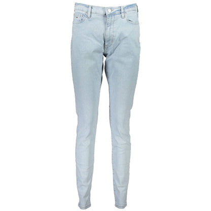 Blue Cotton Women Jeans