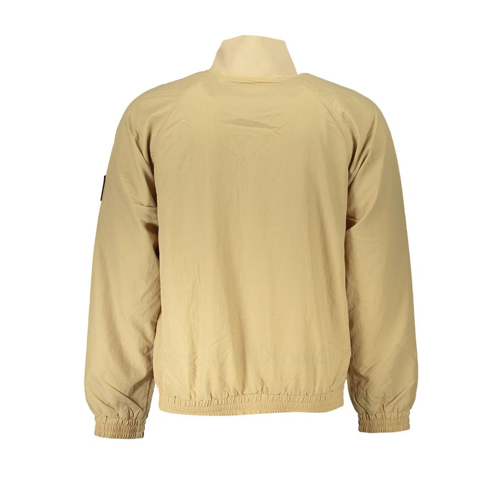 Beige Polyamide Men Jacket