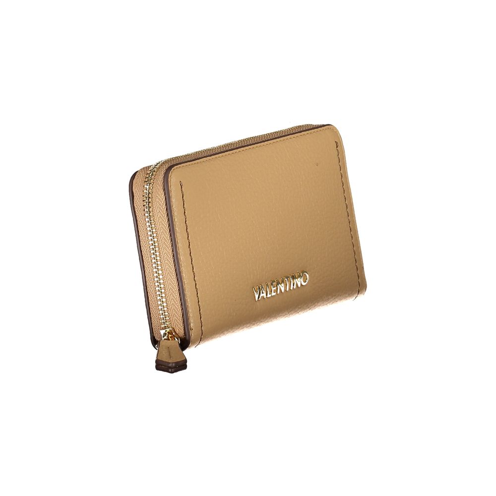 Beige Polyethylene Women Wallet