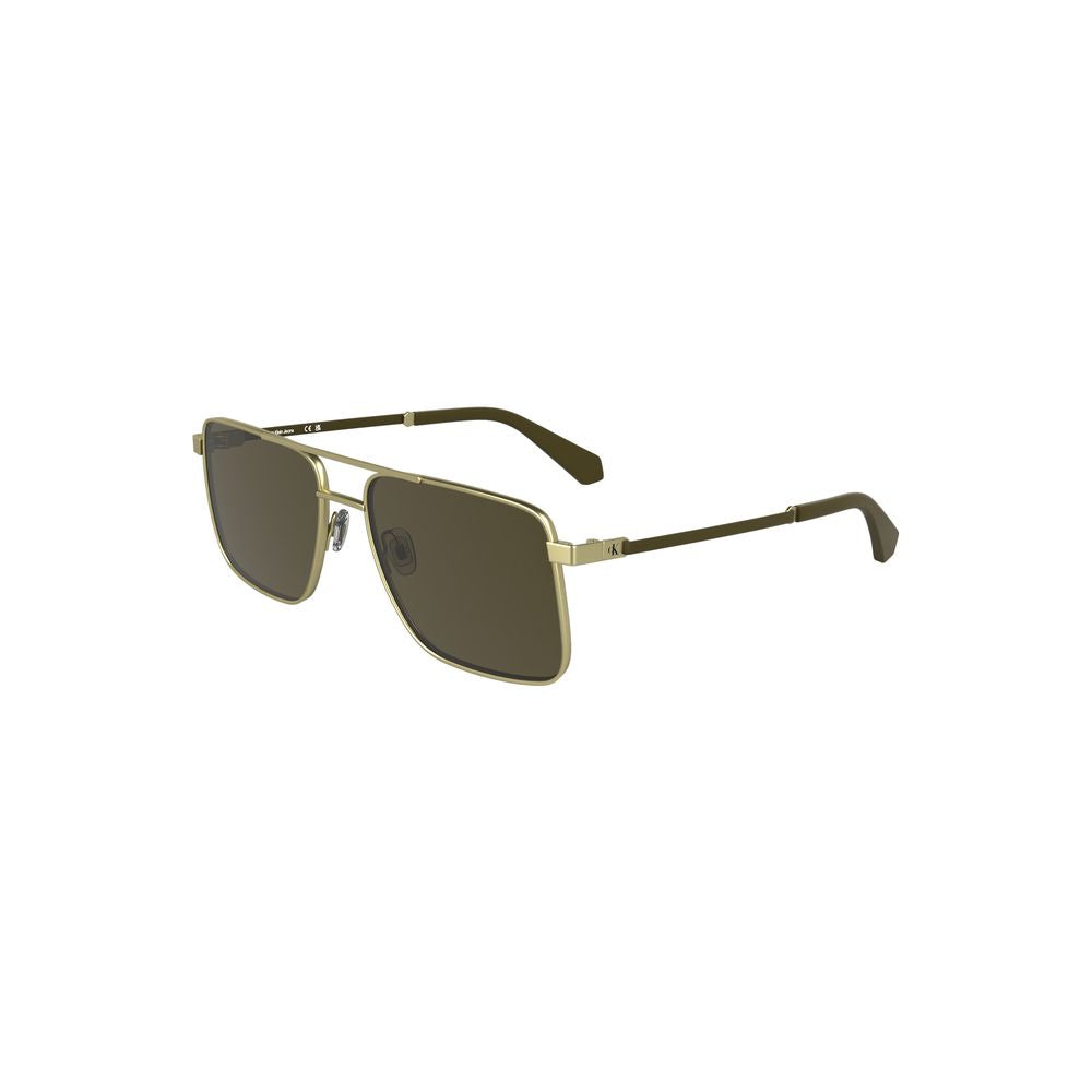 Gold Metal Men Sunglass