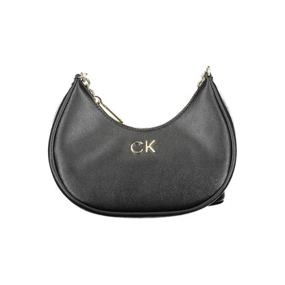 Black Polyester Handbag