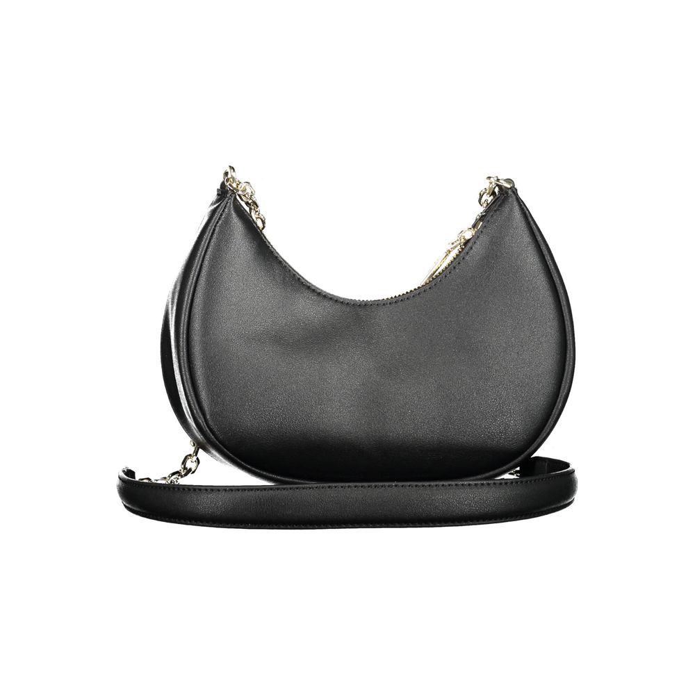 Black Polyester Handbag
