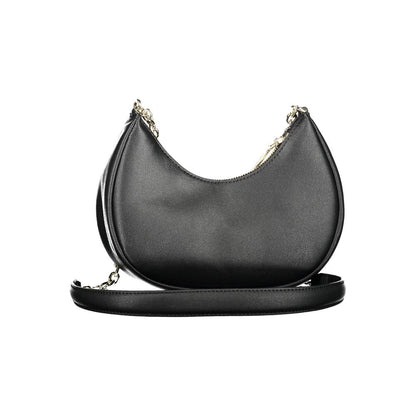 Black Polyester Handbag