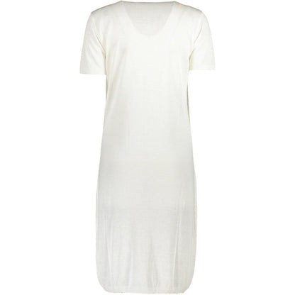 White Viscose Dress