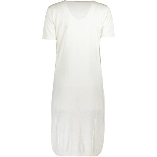 White Viscose Dress