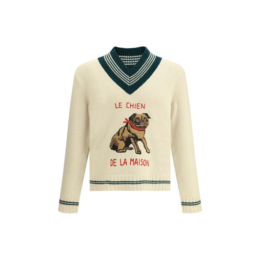 Cream Wool Sweatshirt