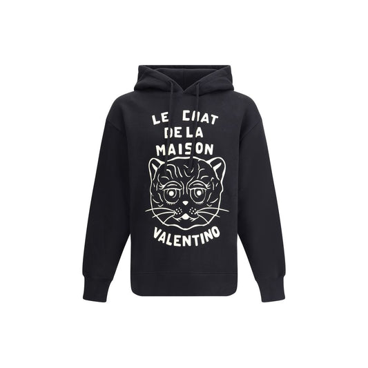 Black Cotton Sweatshirt