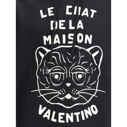 Black Cotton Sweatshirt