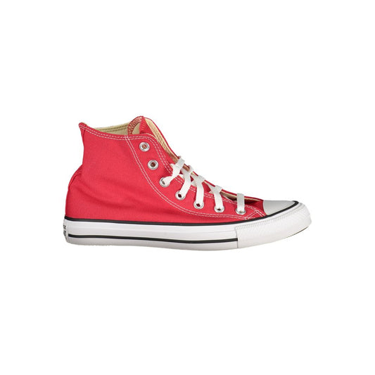Red Polyester Sneaker