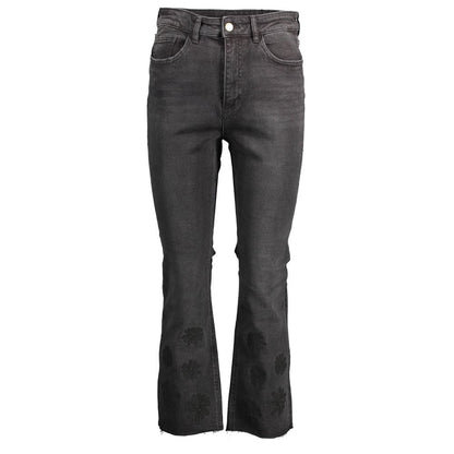 Black Cotton Jeans Denim