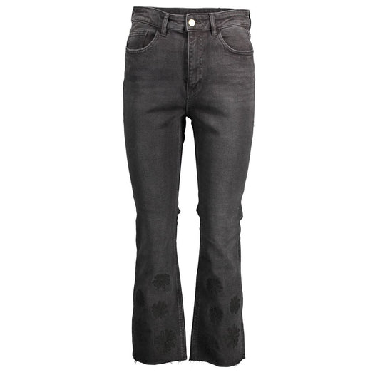 Black Cotton Jeans Denim