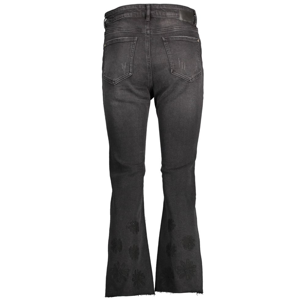 Black Cotton Jeans Denim