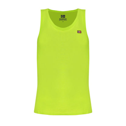 Green Cotton Men Shirt