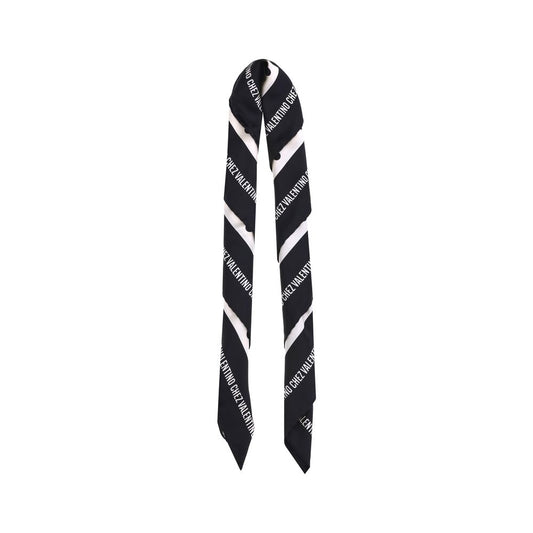 Black Silk Scarf