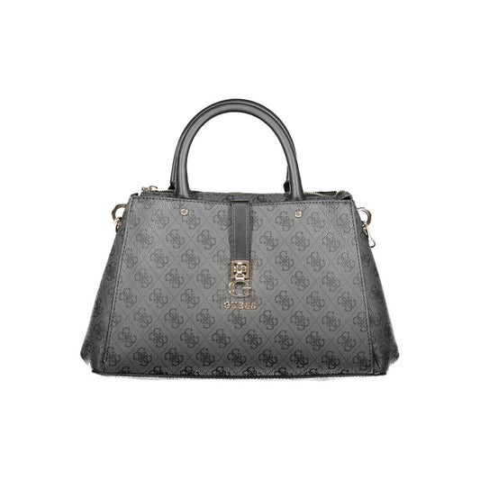 Gray Polyethylene Handbag