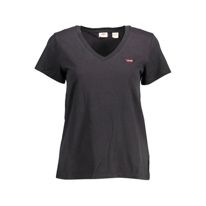 Black Cotton T-Shirt